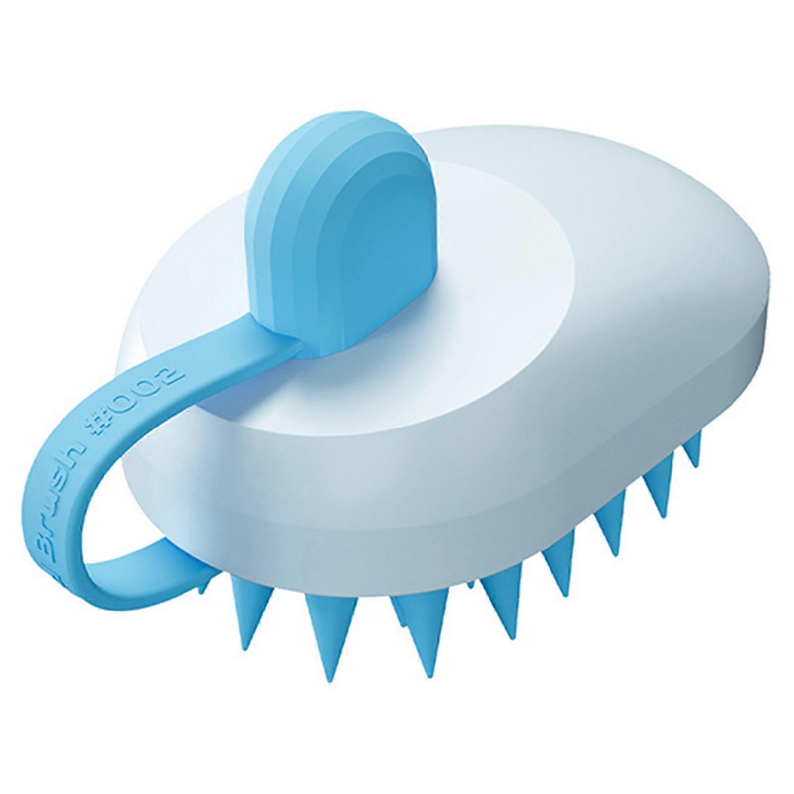 ABS Shampoo Mouses Shape Brush Multifunctional Wet Dry Shampoo Comb for Bathroom