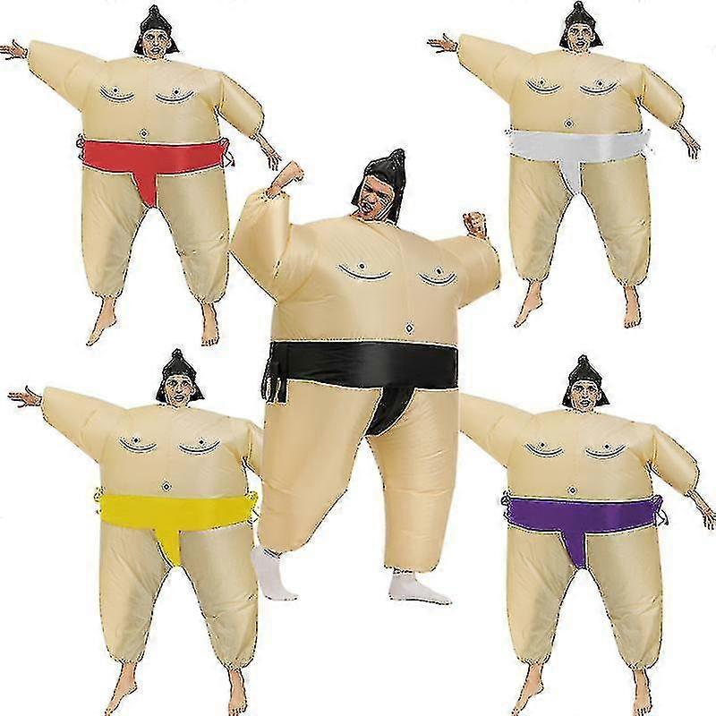 Sumo Wrestler Uniform Adult Inflatable Costume With Blower