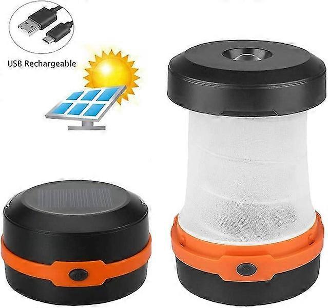 Camping Lamp Camping Lantern Flashlight Foldable, 2 In 1 Foldable Camping Lamp A