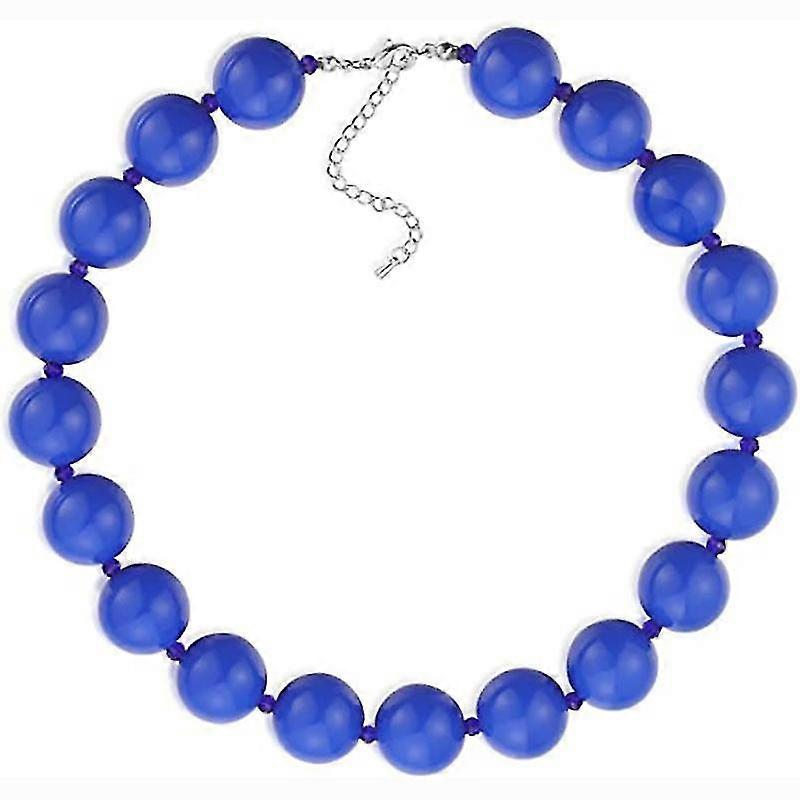 Acrylique Grand Collier Perles Bubble Gum Collier