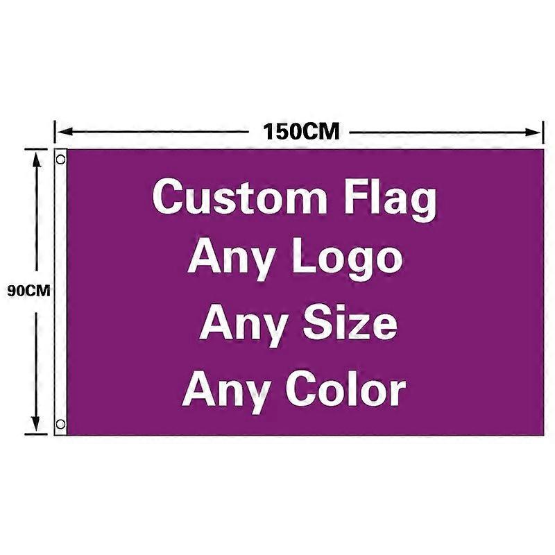 high quality  Custom Flag And Banners For 150X90cm 100D Polyester all logo all color flag  Advertising Banner
