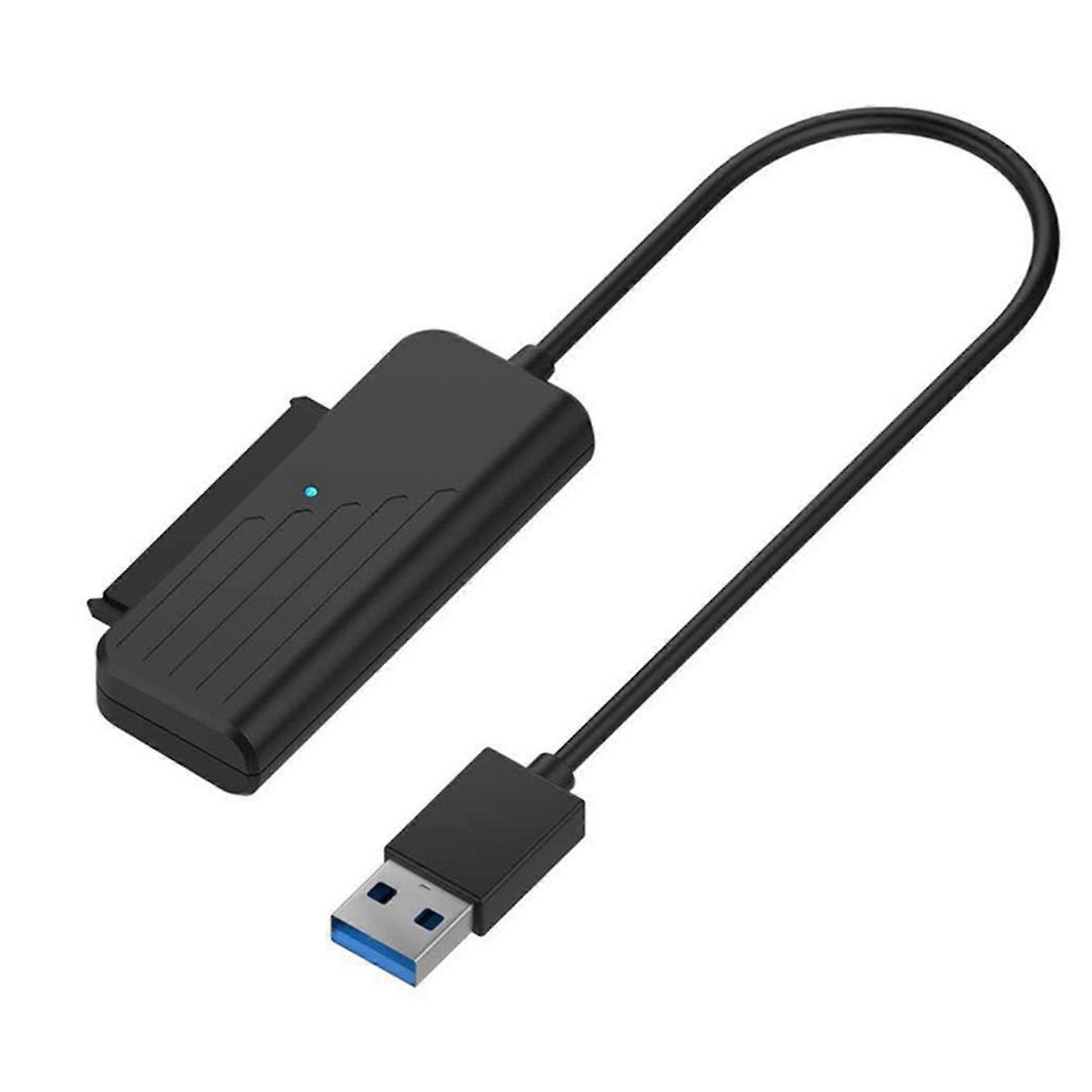 Sata To Usb 3.0 Adapter Usb3.0 To Sata Easy Drive Cable Supports 5gbps High Speed Transmission For 2.5 Inch Hard Drive