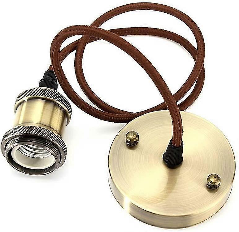 Modern Industrial Style Pendant Light E27 Lamp Holder Socket