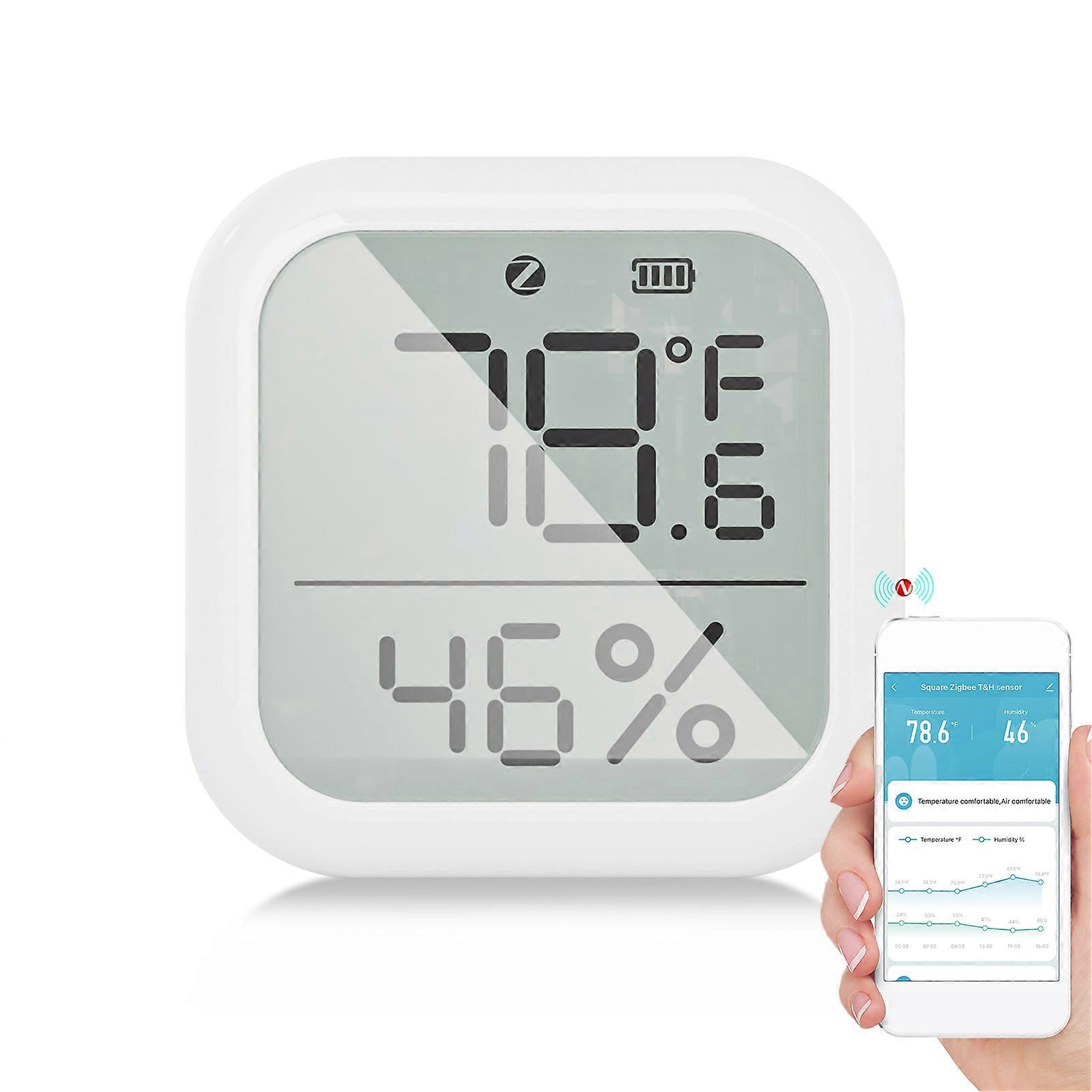 Smart Hygrometer Thermometer Indoor Temperature and Humidity Sensor Data Log Review Intelligent Linkage