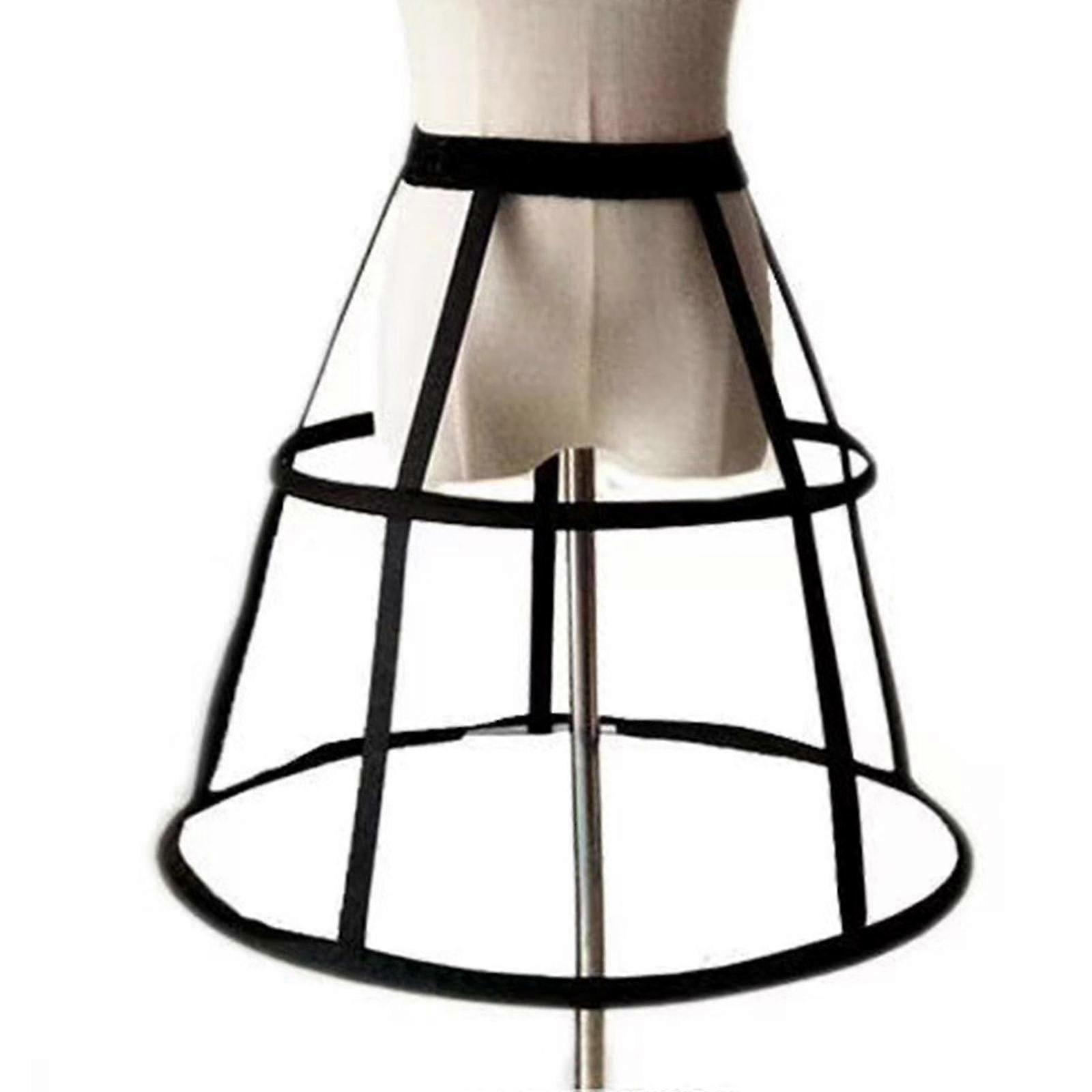 Crinoline تنورة تحتية معطف صغير قفص 2/3/4/5 الأطواق للنساء الفتيات طوق تنورة