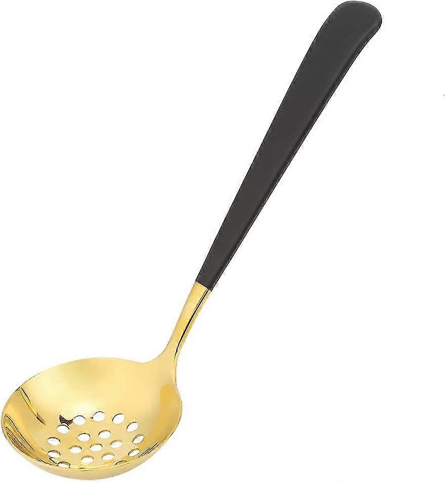 مقشدة ، ملعقة تقديم مشقوقة من الفولاذ المقاوم للصدأ للطبخ في المطبخ ، بوفيه ، حساء ، فوندو / YY