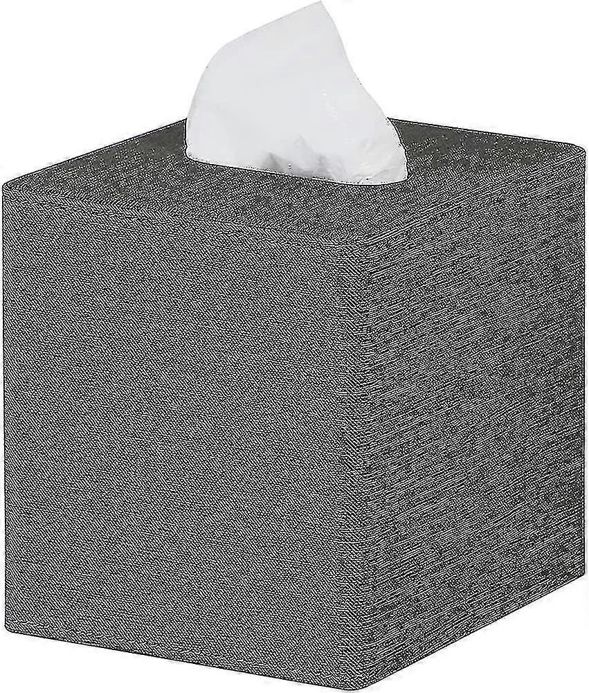Square Pu Leather Tissue Box Tissue Box Holder