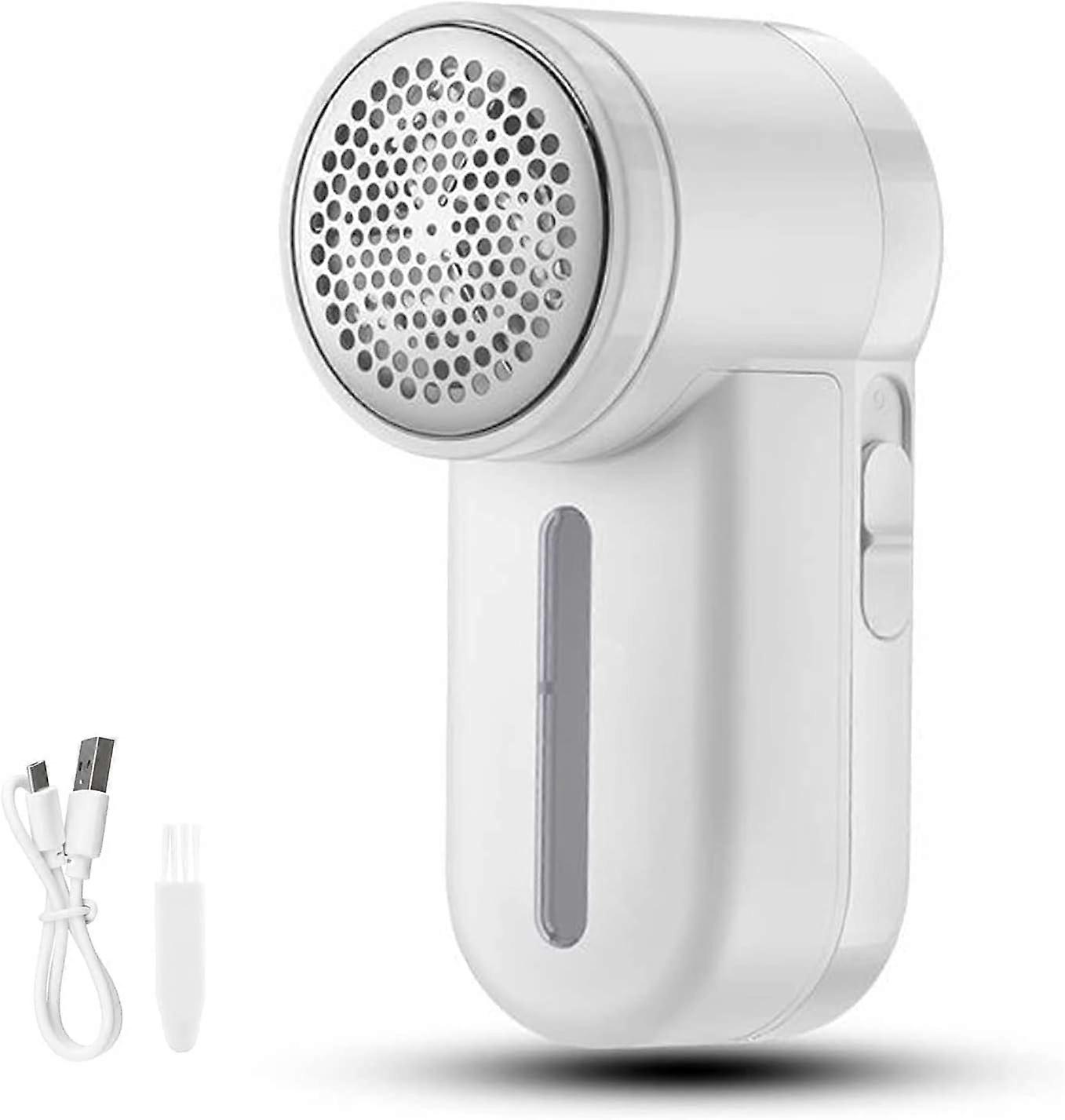 Fabric Shaver - Fuzz Remover, Lint Remover, Rechargeable Fabric Shaver with 6-Blades, Dual Protection, Effectively and Quickly Remove Fuzz for Clothe