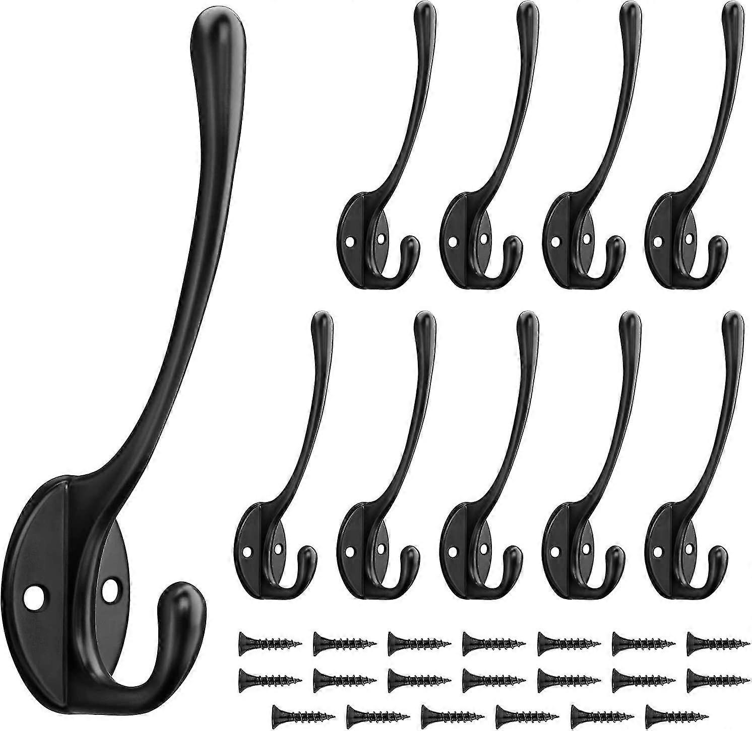 Vintage Coat Hooks Pack Of 10 Wall Hooks Towel Hooks Metal Hat Hooks Coat Hooks Gift