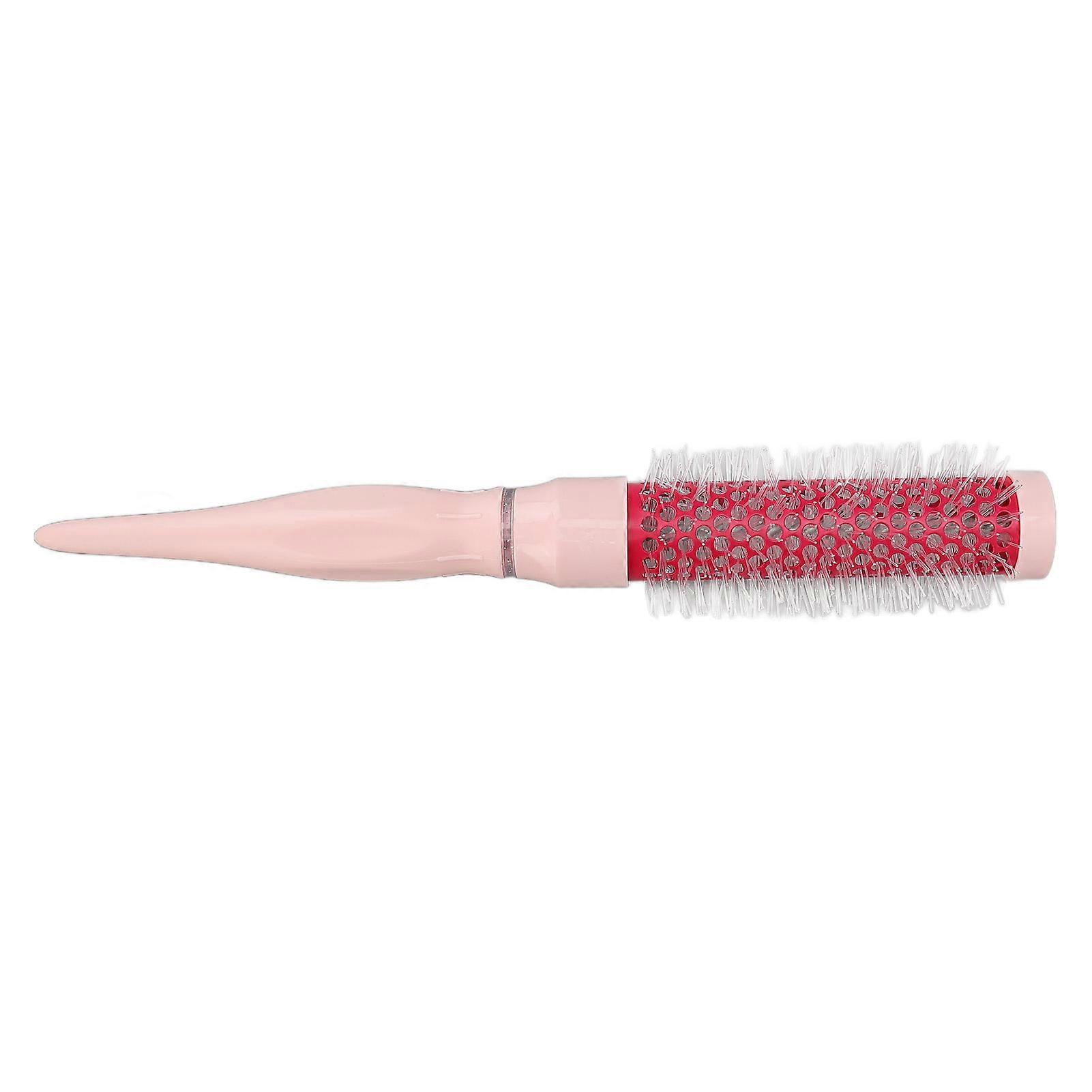 Round Hair Brush Prevent Static Fast Drying Negative Ion Massage Scalp Nylon Bangs Comb for Salon and Home 26x2.7x2.7cm/10.2x1.1x1.1in