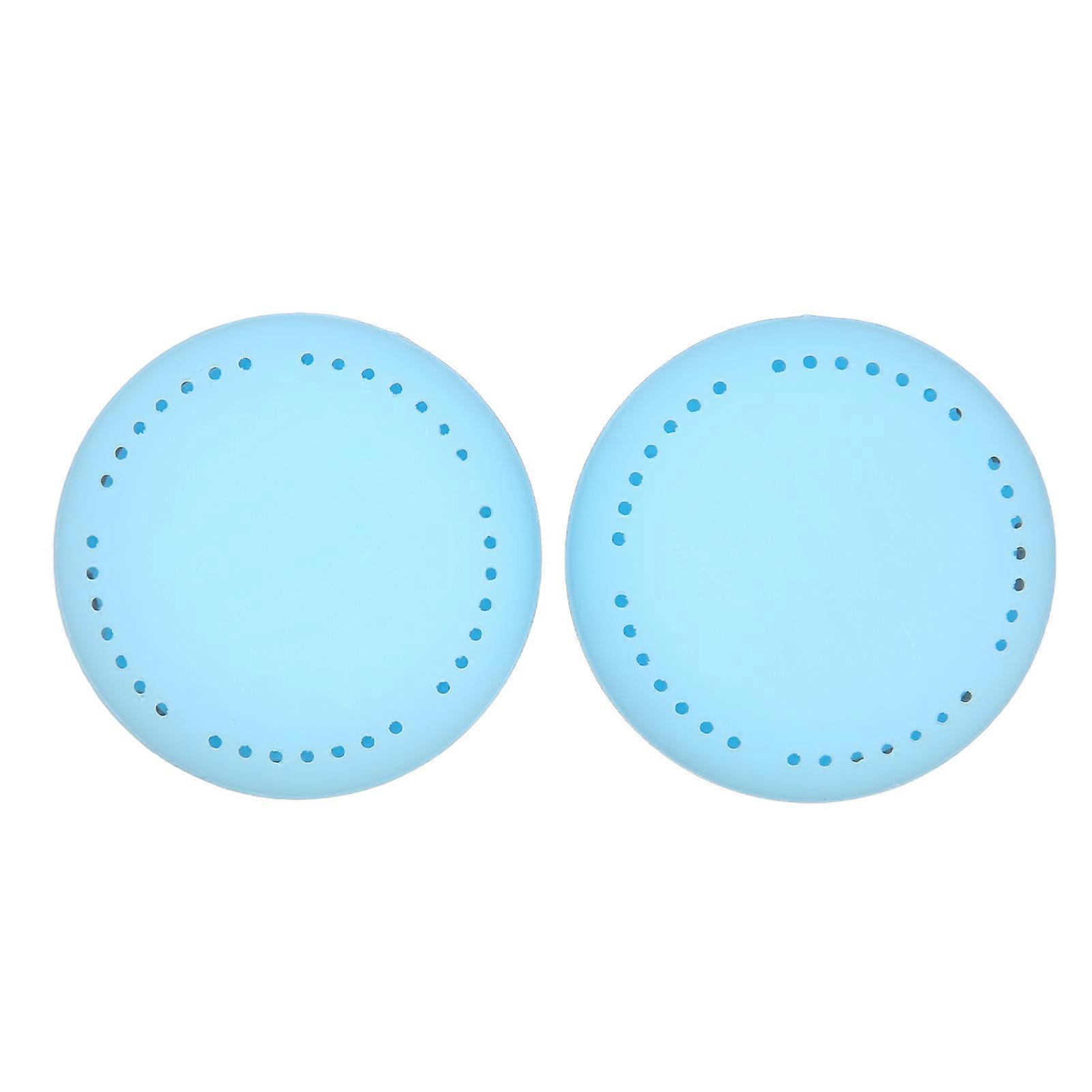 2pcs Adhesive Freshener Box Portable Remove Odor Air Round Freshener Box for Wardrobe Purple Ocean