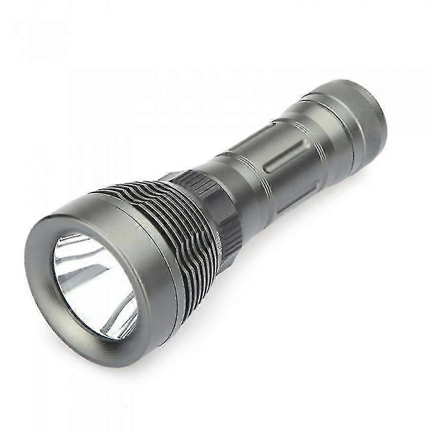 Strong Light Diving Flashlight Light White Light Diving Long-range Underwater Waterproofblack