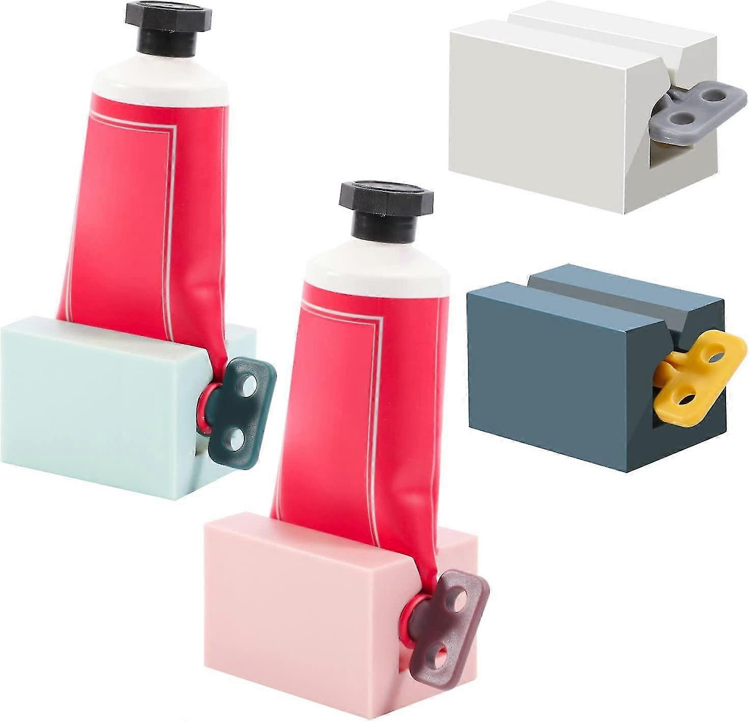 Toothpaste Tube Roller Squeeze For Tube Toothpaste Cleanser 4 Pieces (random Color)