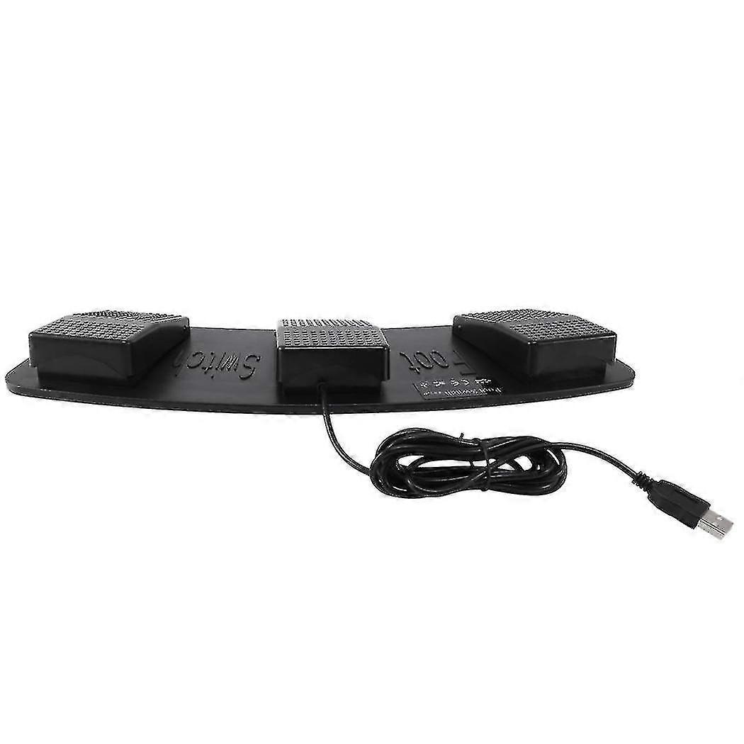 USB Triple Foot Switch Pedal – FS3-P – Keyboard/Mouse Controller For PC