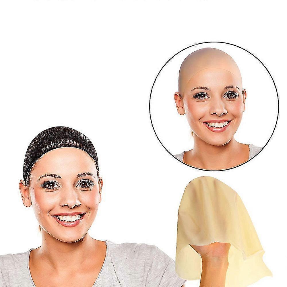 Latex Hud Falsk Bald Head Unisex (1 Stykke)