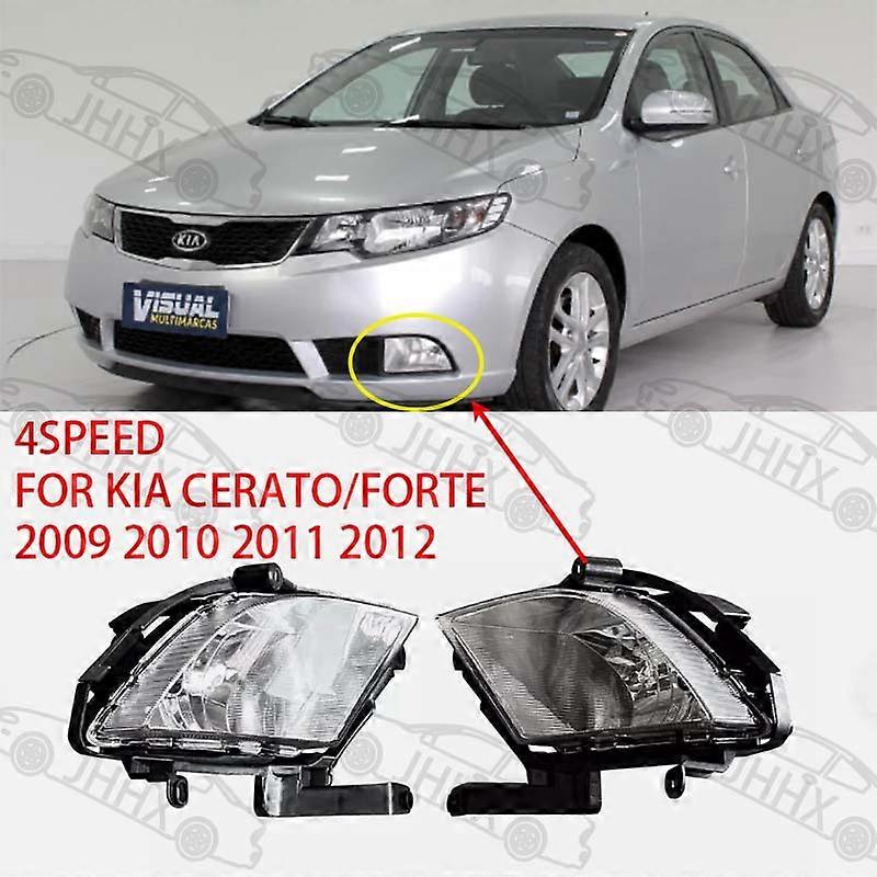 Compatible Cerato/Forte 2009 2010 -2012 4 Speed Car Front Bumper Fog Light Daytime Running Light