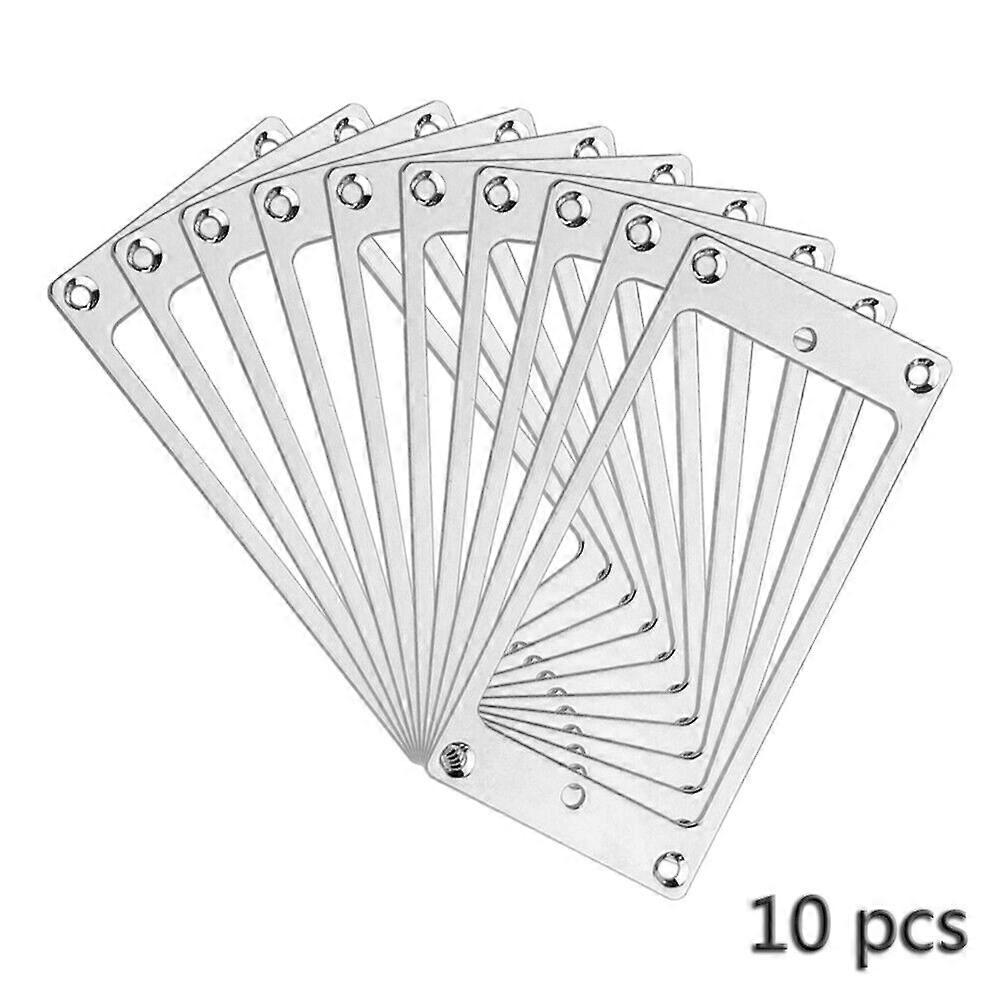 10pcs Metal Humbucker Pickup Mounting Ring - Chrome