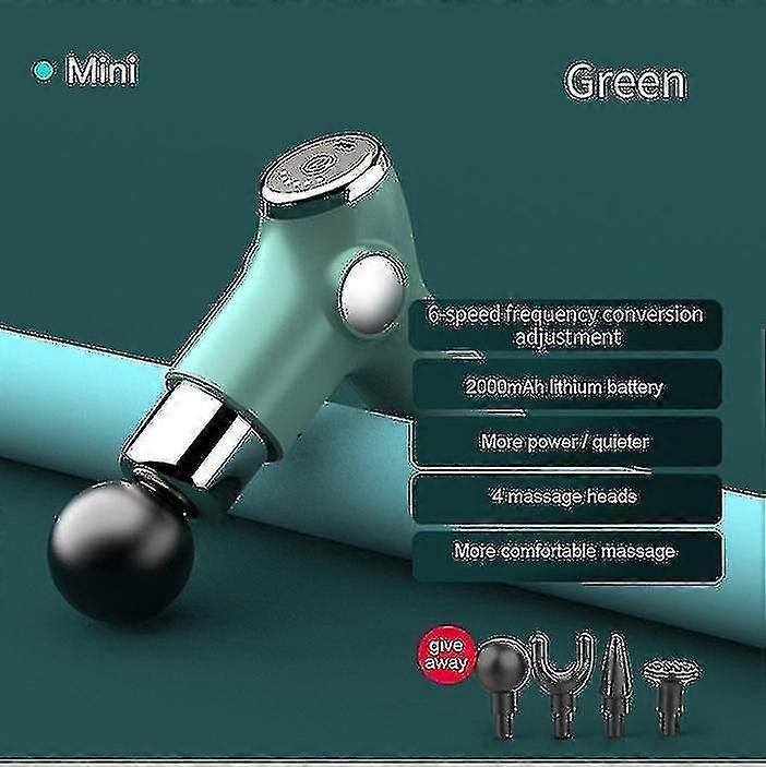 Mini Massage Gun Lcd Display Massager Deep Muscle Massage Vibrator Fascia Gun
