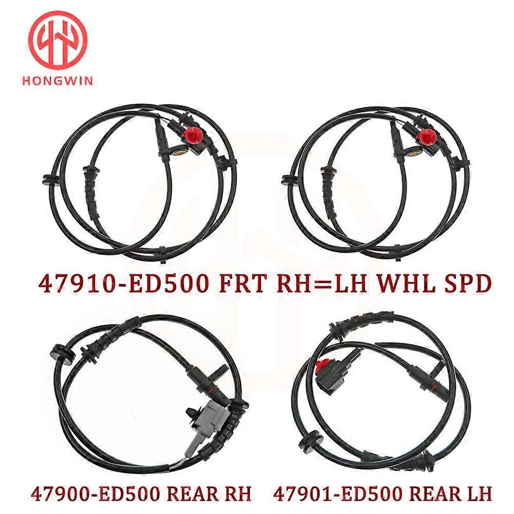 For Toyota Nissan Versa Sentra 2007-2011 Tiida 2004-2010 1.8 Front Rear Left Right ABS Wheel Speed Sensor 47910-ED500 47901ED500