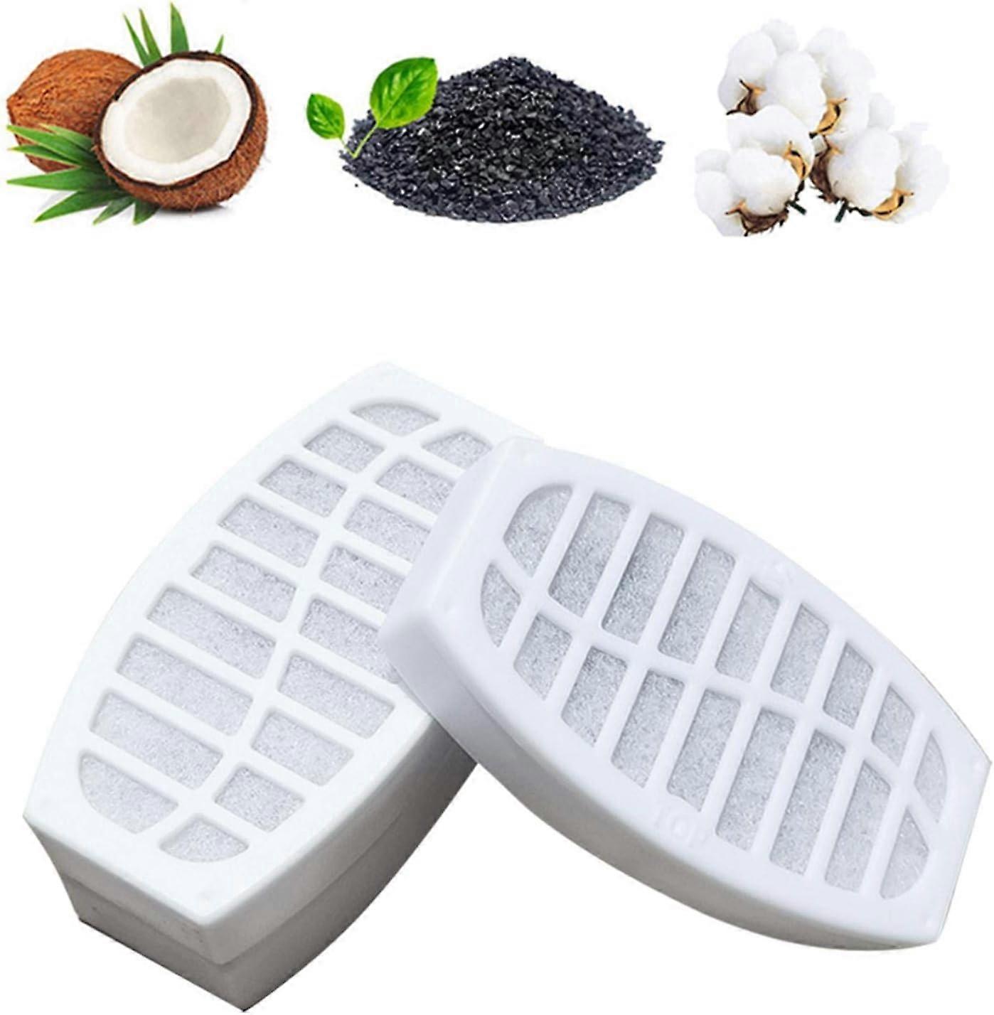 4 Cat Water Fountain Filters for 2L, Replacement Fountain Filters, Activated Carbon Filters Keeping Water Clear and Tasty for Cats and Dogs