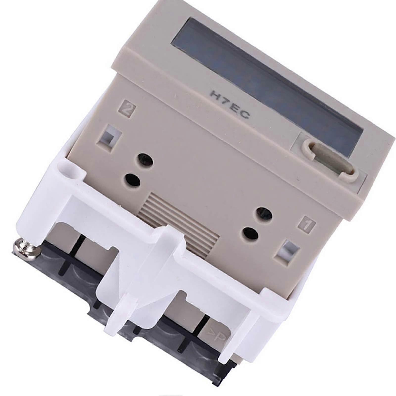 Digital Electrical Counter Totalizer H7EC N without Input Voltage, 8-digit LCD Display
