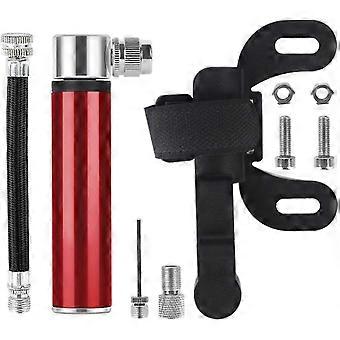 120 Psi High Pressure Aluminum Alloy Mini Portable Bike Pump Compatible With And For Road Bike, Mountain Bike And Sports Ballrde