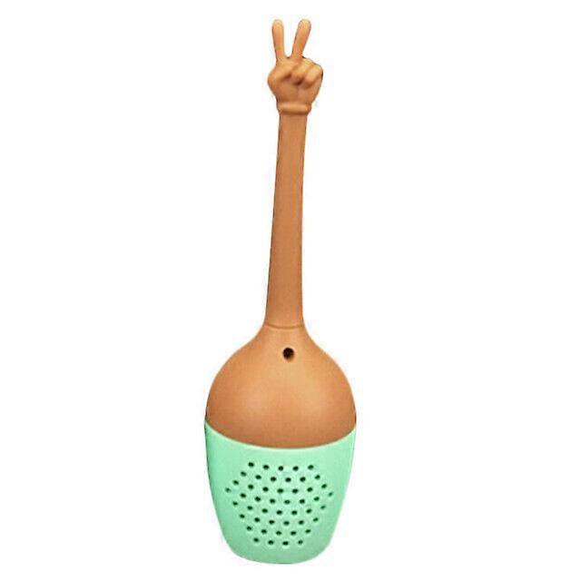 Funny Hand Gestures Silicone LooseLeaf Spice Tea Infuser Tea Strainer Diffuser