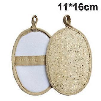 Esfoliante premium Loofah Pad Body Scrubber, feito com chuveiro natural