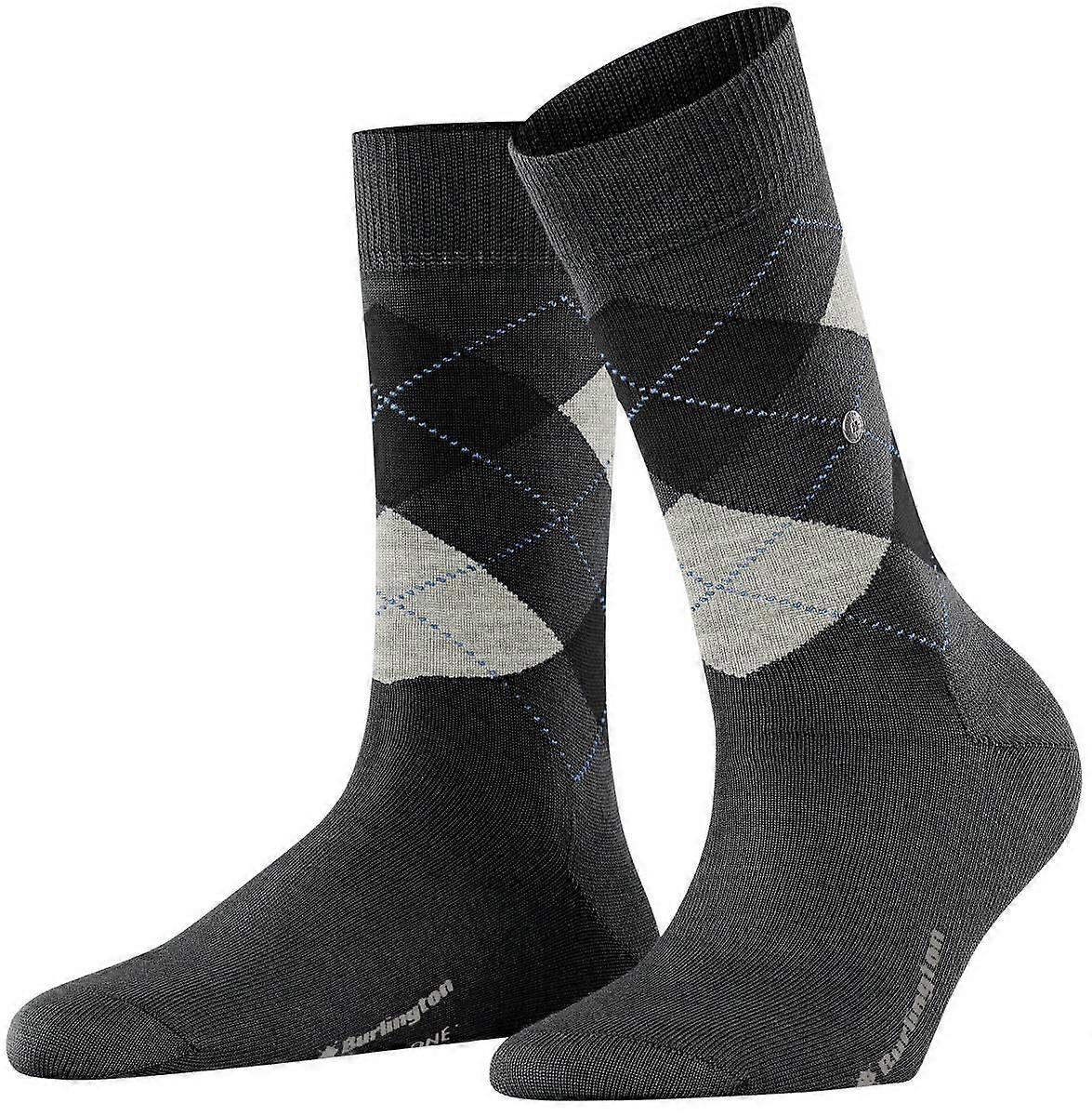 Burlington Marylebone Socks - Asphalt Mel Grey