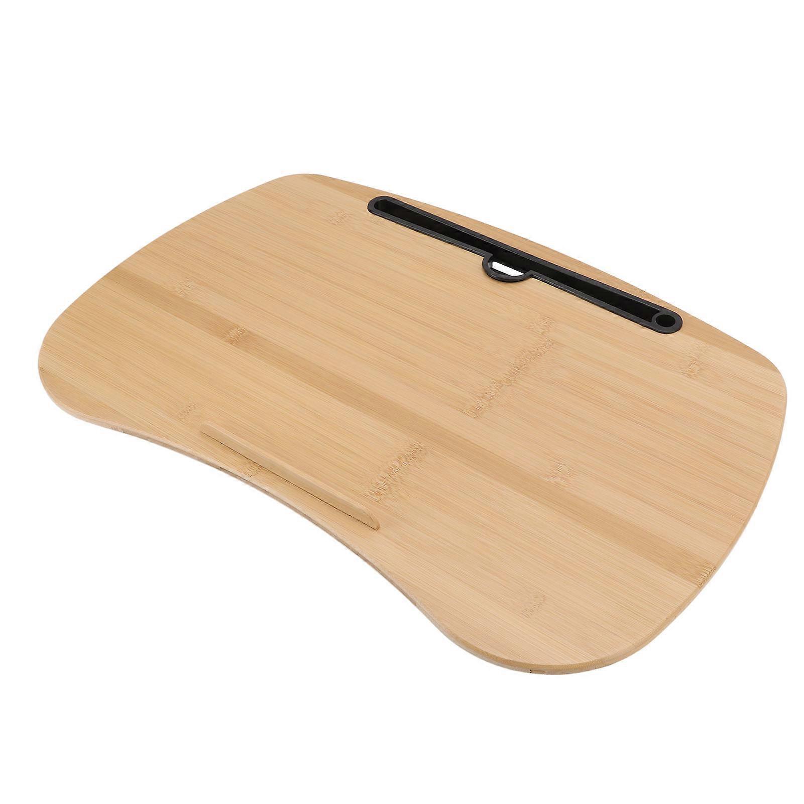 3 in 1 Lap Desk Portable Bamboo Laptop Pillow - Environmentally Friendly Ergonomic Design