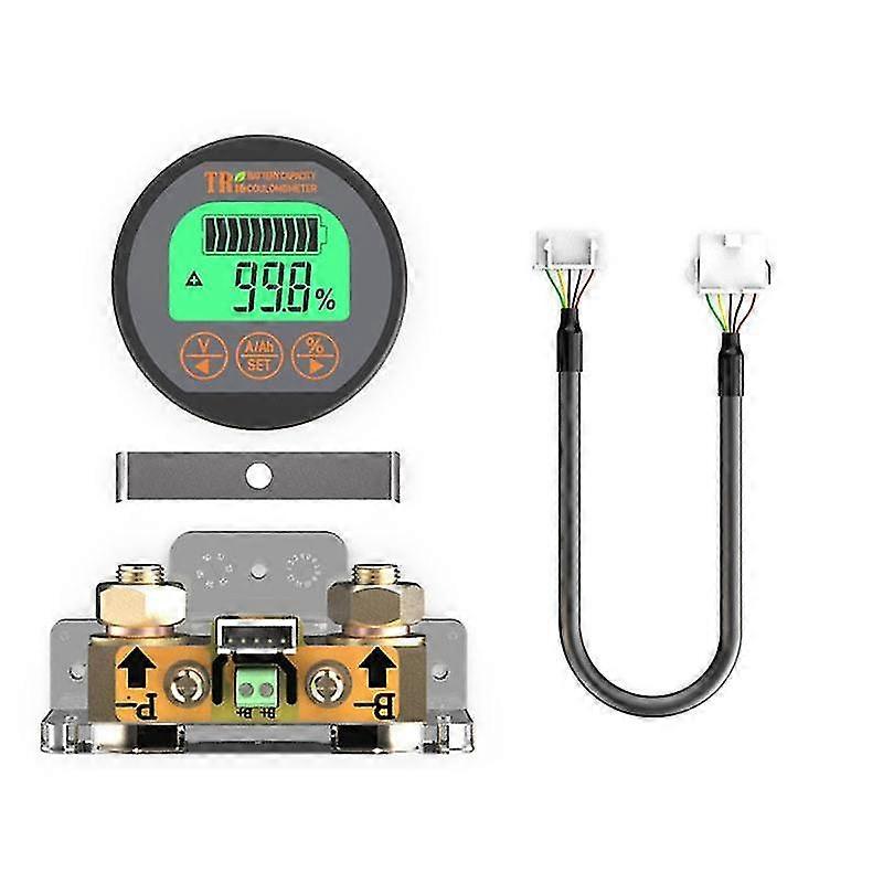 Tr16 Dc 8-120v Battery Tester 350a Battery Capacity Tester Digital Waterproof Ammeter Voltmeter Wit