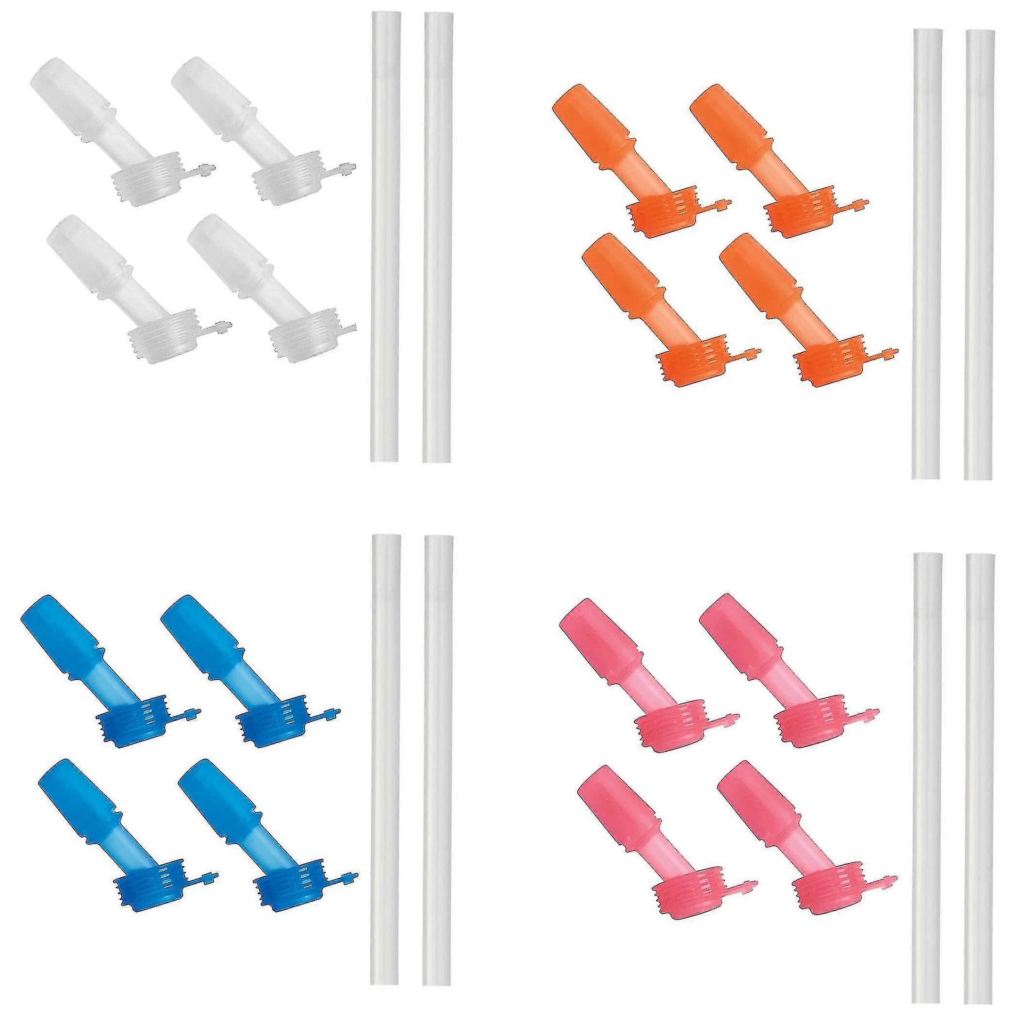 Camelbak Eddy+ Kids Bottle replacement Bite Valves 4 valve pack - with 2 straws Xixi