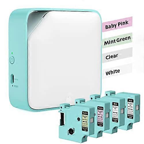 Label Maker D1600 Label Maker Machine with Tape Bluetooth Label Printer Portable Cute Handheld Labeler with Multiple Fonts Icons