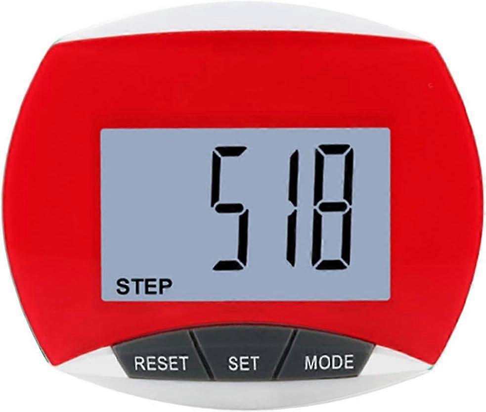 Simple Walking Pedometer With Belt Clip Without App. Digital Step Counter