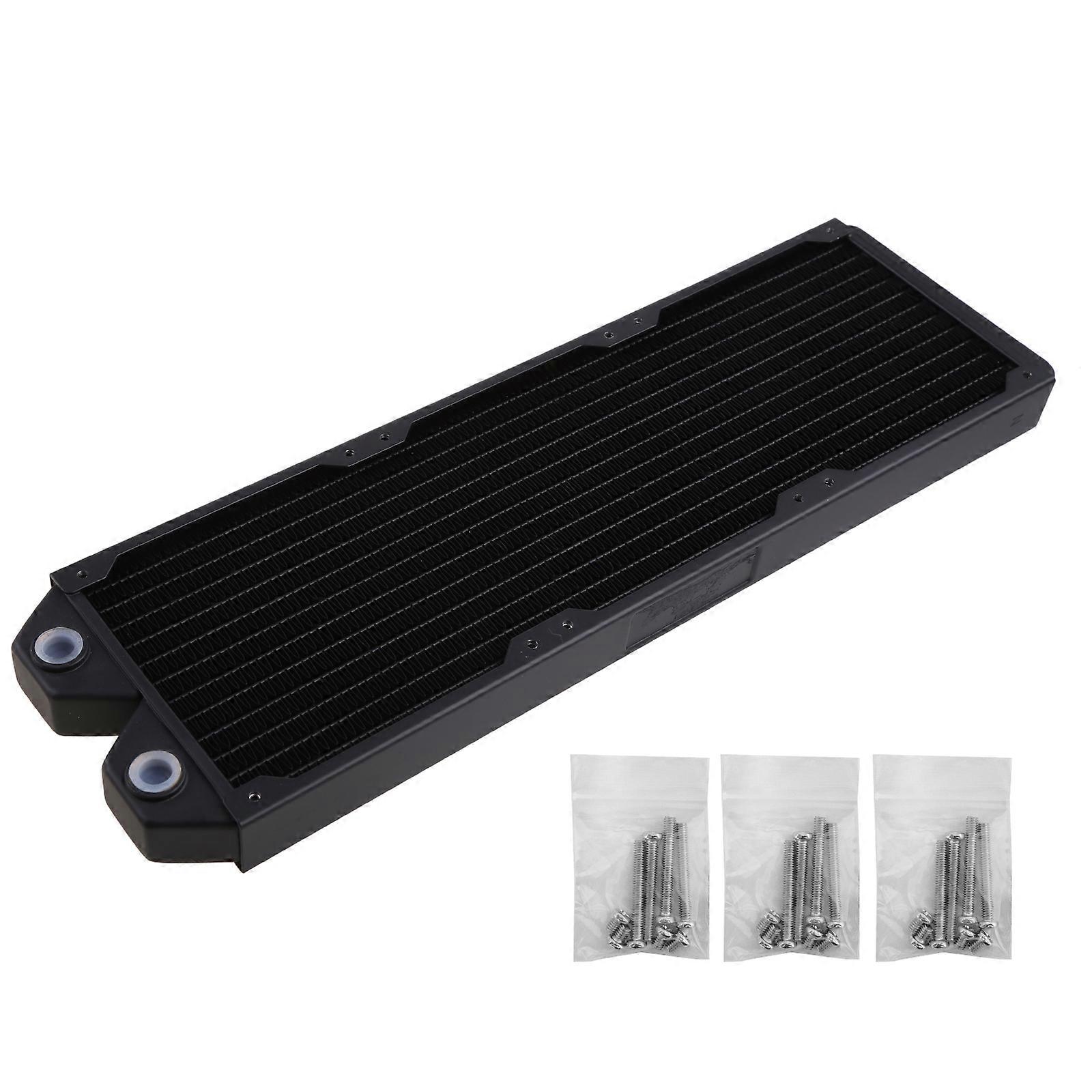 Water Cooling Computer Radiator 18 Pipe Copper Heat Exchanger Liquid Cooling