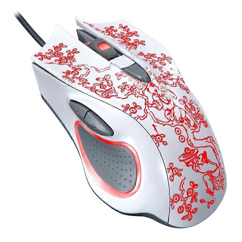 Chasing Leopard USB 2400DPI Four-speed LED Gaming Mouse