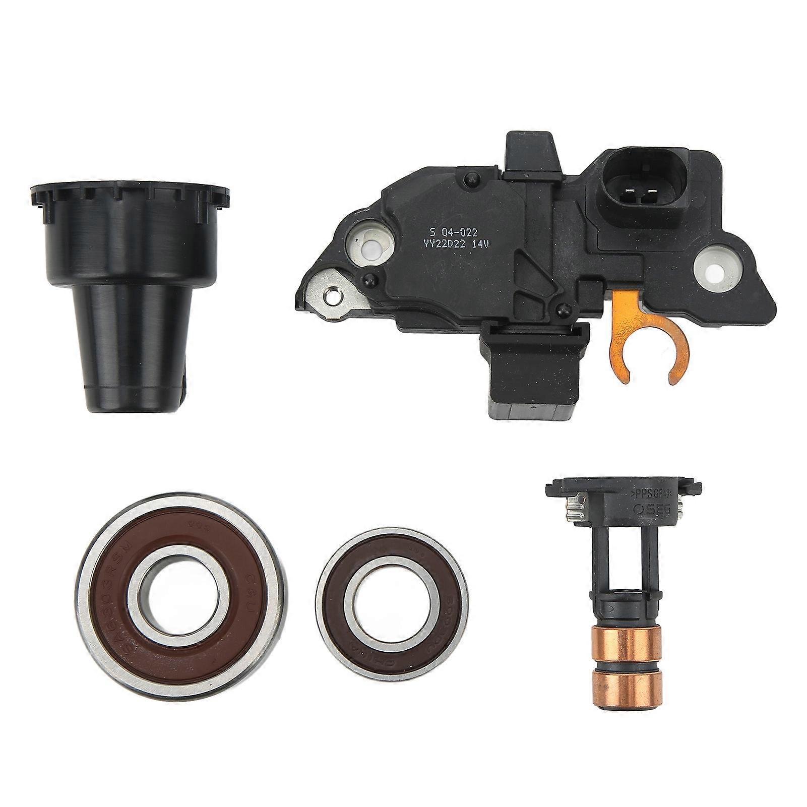 Alternator Rebuild Kit 0124525062 Stabilizer Brush Bearing Set for Rabbit L5 2.5L 2007‑2009