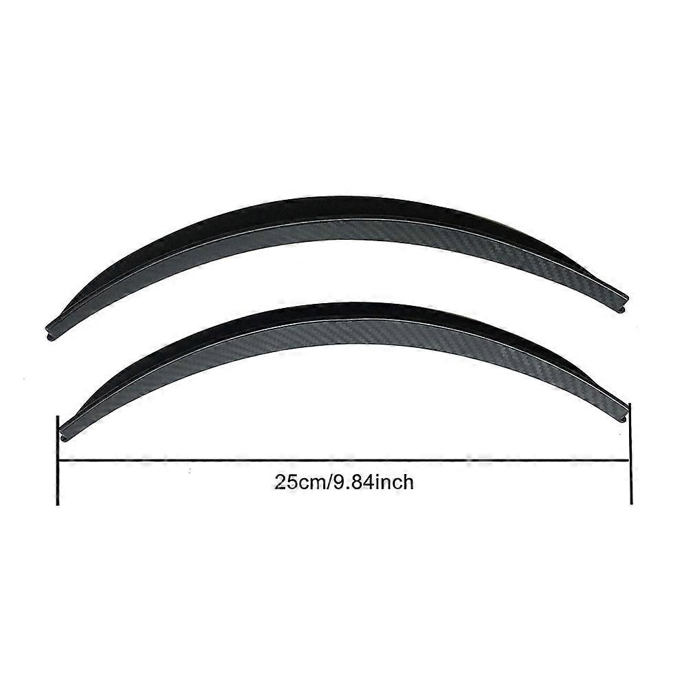 Carbon Fiber Look Fender Flares Wheel Eyebrow Auto Mudguard Lip Body Kit Auto car Protector Cover Mud Guard for Universal Car