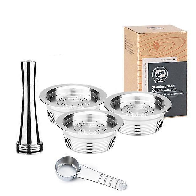 Reusable Coffee Capsule Refilable Filter Basket For Lavazza a modo mio Stainless Steel Metal