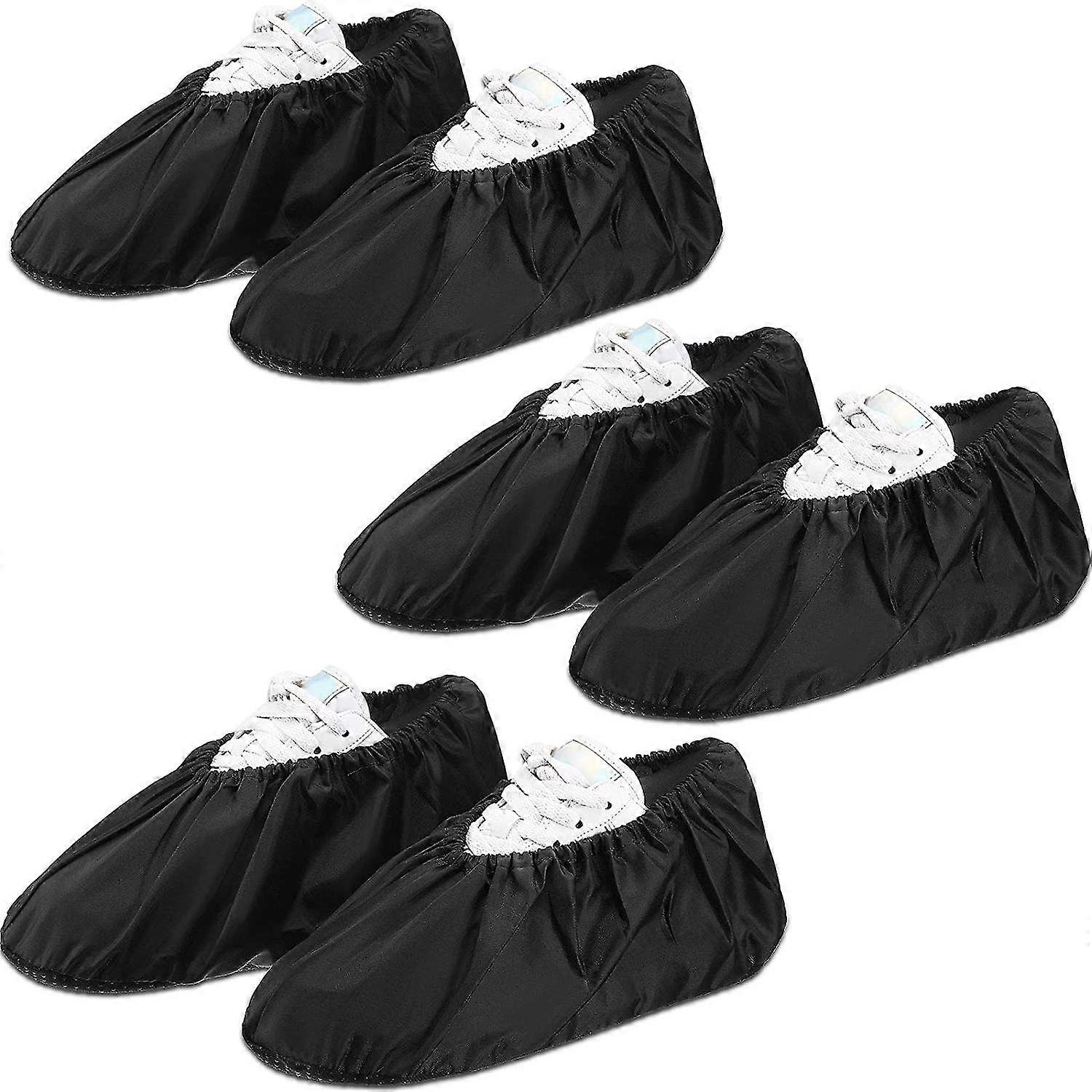 Reusable Shoe Covers Slip Resistant Waterproof Boot Covers Elasticity Convenience Dustproof Overshoes Machine Washable For Household Carpet Floor Prot
