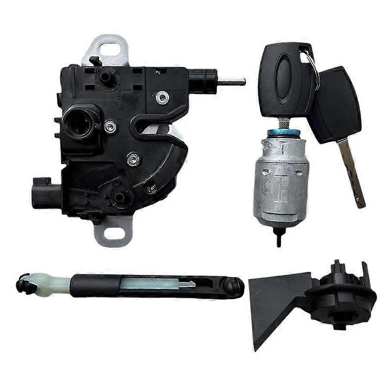 Car Bonnet Hood Release Lock Repair Kit Latch with 2 Keys 4M5AA16B970 for Focus MK2 2004-2012 1355231 4895285