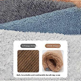 thumbnail image 2 of Women's Knee High Winter Socks - Soft, Fuzzy, Cozy Warm Fleece Lining, Stretchy Fit For Sizes 9-11, Multicolor 2 of 6