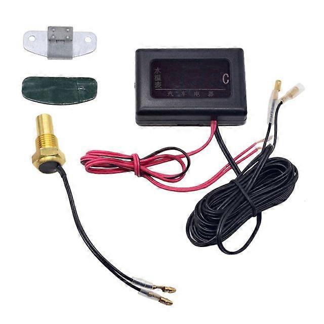 12/24v Car Digital Water Temperature Gauges Sensor 10/12/14/16/17/21mm Universal B36B