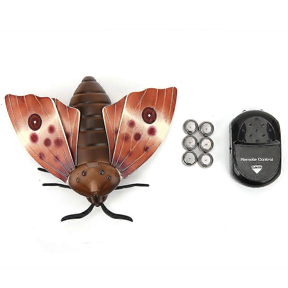 Remote Control Infrared High Simulation Insect Moth Kid Trick-playing Toy Prop Banmo