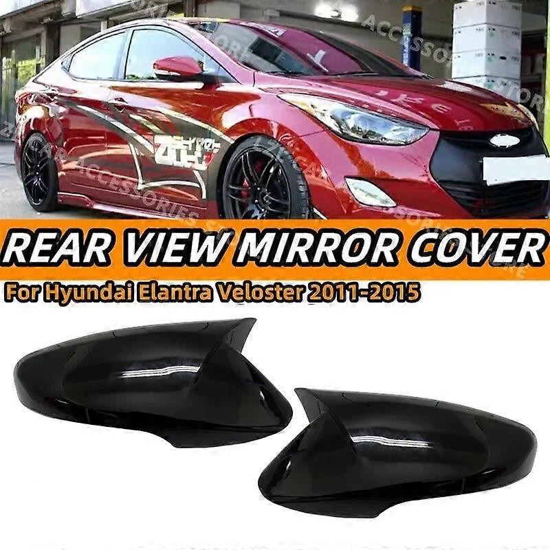 Side Wing Mirror Cover For Hyundai Elantra Veloster 2011-2015 with turn signal model Rearview Mirror Cover Trim Car AccessoriesMotor Vehicle Mirrors