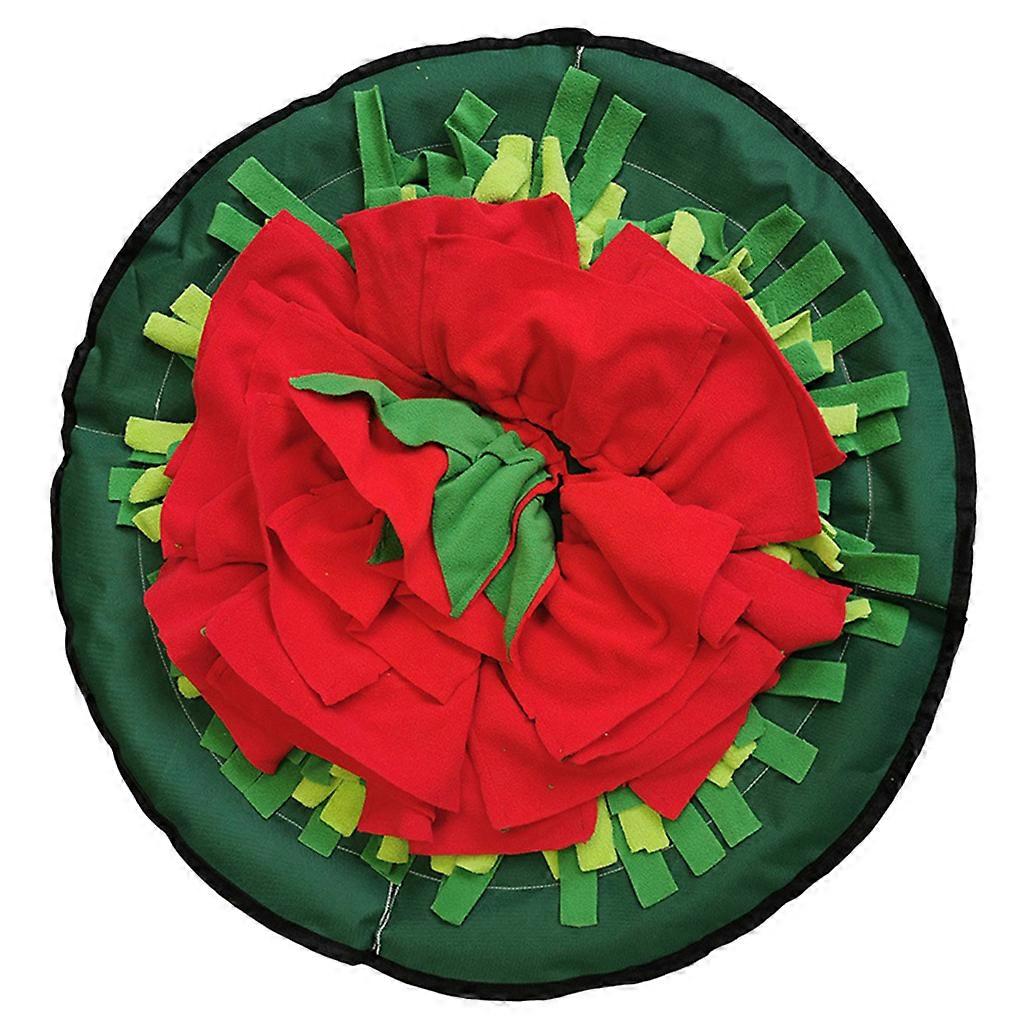 Dog Snuffle Plush Toy Dispensing Flower for Dogs Interactive Stuffed Chew Toy