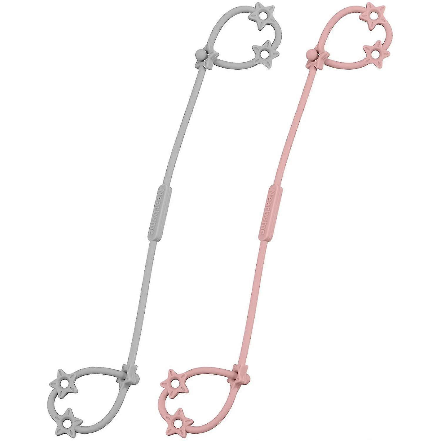 Toy Safety Straps. Adjustable Stretchable Sippy Cup Straps. Sippy Bottles Or Pacifier To Stroller. Highchair