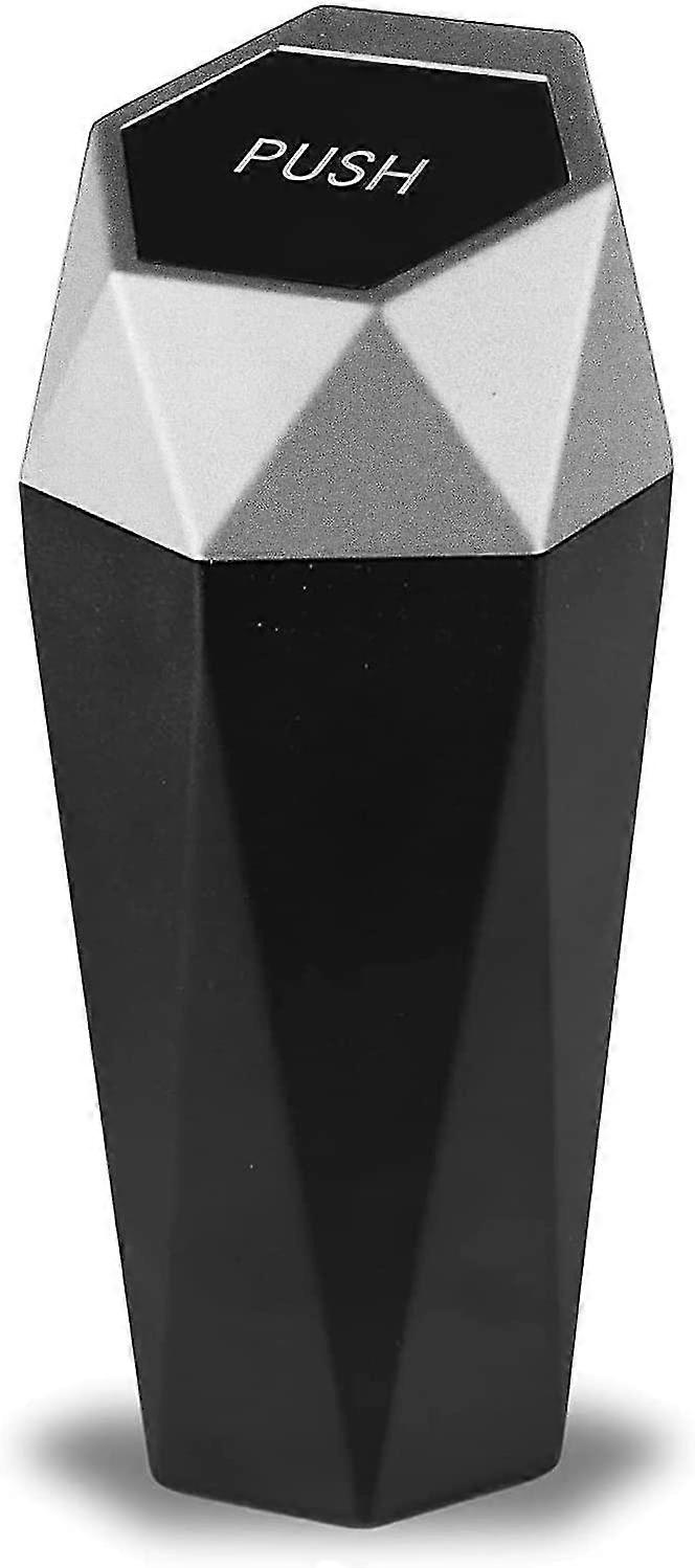 Automülleimer mit Deckel, Diamond Design Kleiner automatischer tragbarer Mülleimer TW