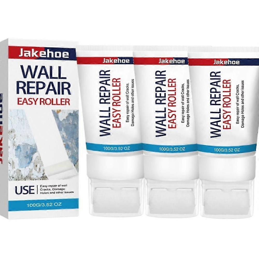 3pcs Rollfixt Wall Repair Easy Roller, 2024 New Small Roller Wall Patching Brush Tw