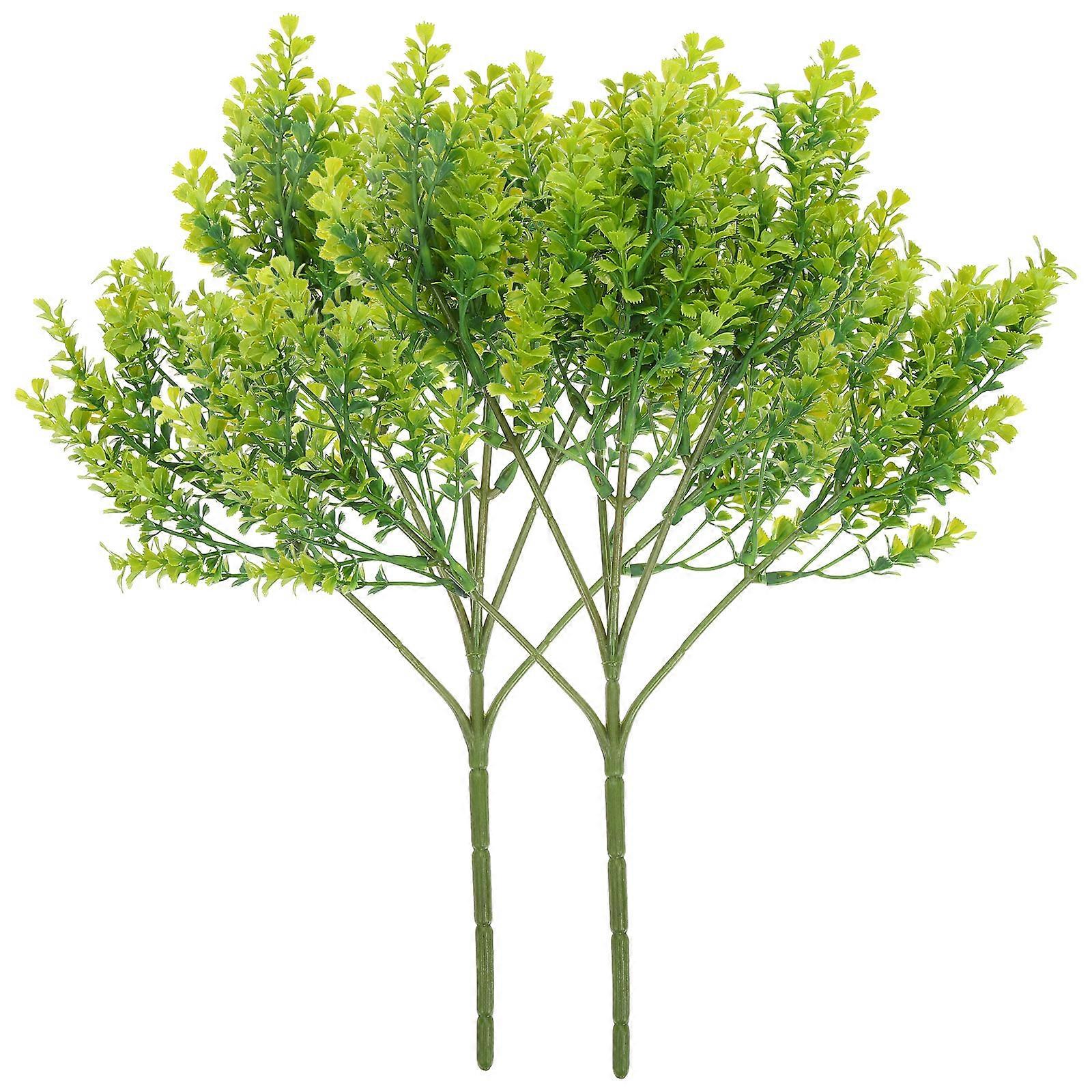 2pcs Artificial Leaf Branch Simulation Lifelike Plants Decor Party DIY Vase Decor